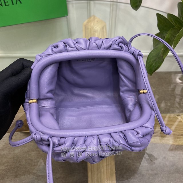 Bottega veneta高端女包 98061 寶緹嘉粗格編織羊皮雲朵POUCH手拿包 BV經典款女包  gxz1159